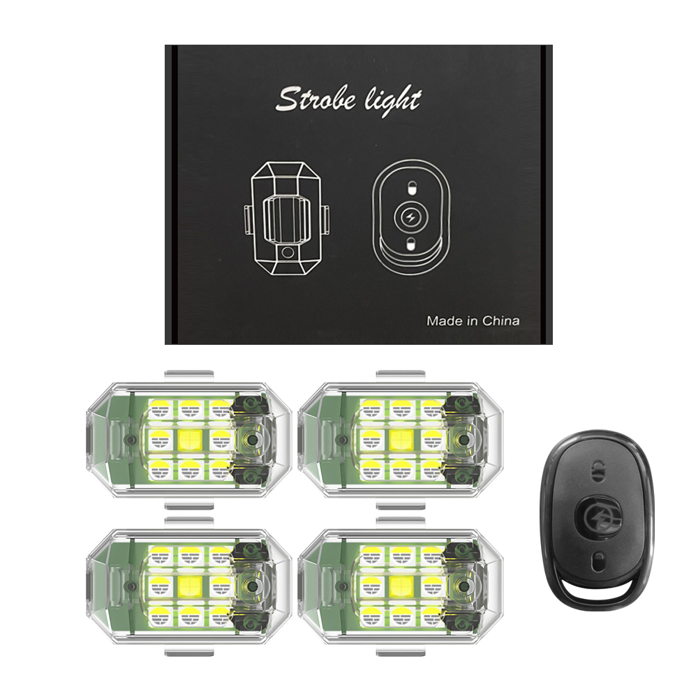 Drone Led Light - 1/2/4 шт. беспроводной светодиодный стробоскоп для